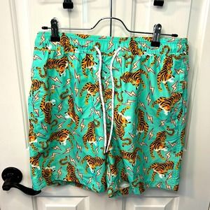 No Boundaries swim shorts (tigers and lightning) Size - Small 28-30